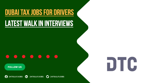 Dubai Taxi Jobs for Pakistani-Bangladesh-India Drivers 2025